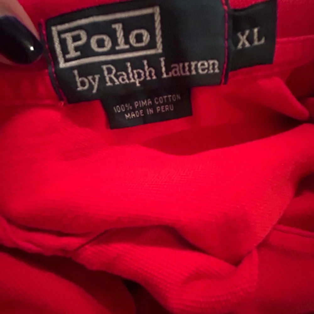 Ralph Lauren Men's Vibrant Red Polo Shirt